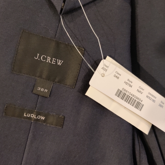 J.Crew Ludlow Unstructured Navy Blazer BNWT - Picture 6 of 8